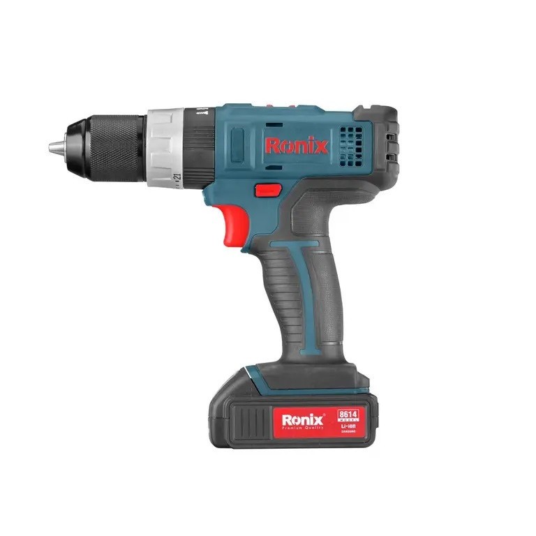 دریل شارژی چکشی رونیکس لیتیوم 14.4 ولت مدل 8614 RH-8614