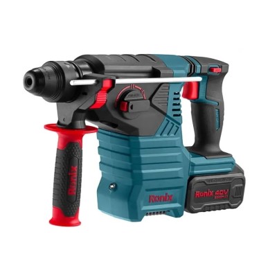 دریل بتن کن شارژی رونیکس 3 کیلویی براشلس 40 ولت مدل 8910-40V
